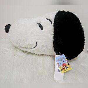 Peanuts Snoopy Head 15" Plush Toy Stuffed Animal Cushion Miniso 2025 New!